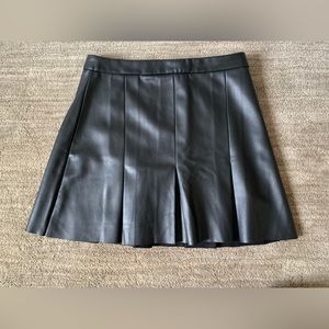 Urban Outfitters vegan leather mini skirt